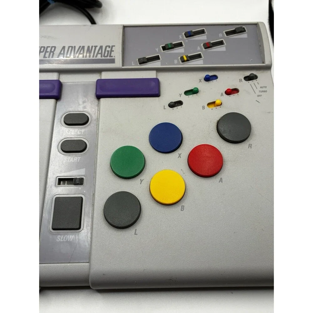 AsciiWare Super Advantage Joystick Controller - SNES Super Nintendo Model 4910